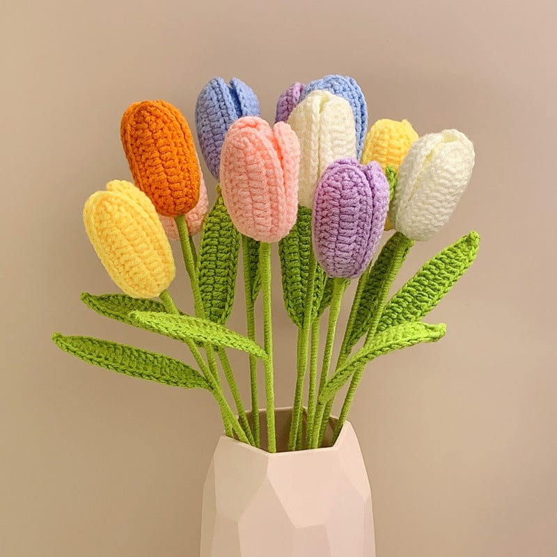 Crochet Tulip Bouquet – Lavender, Tulip. - Hookok
