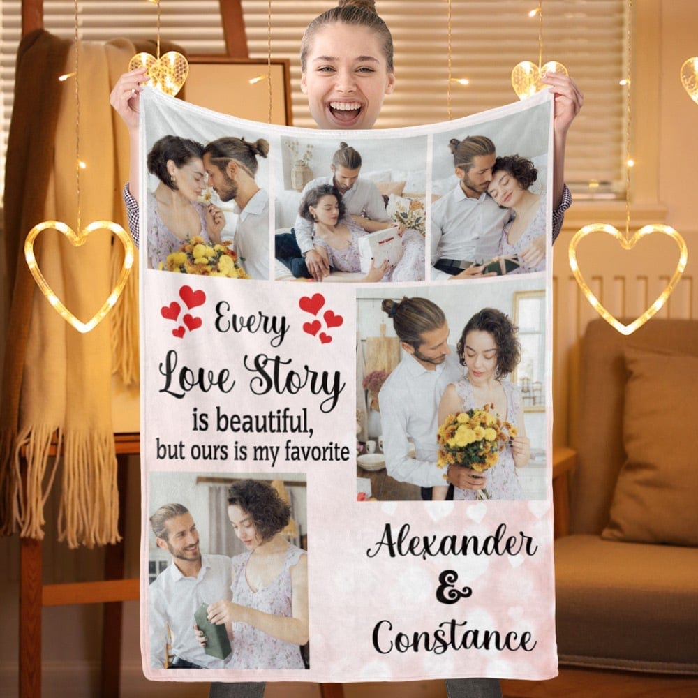 Valentines Blanket Custom Blanket Valentine's Day Gift – GiftLab