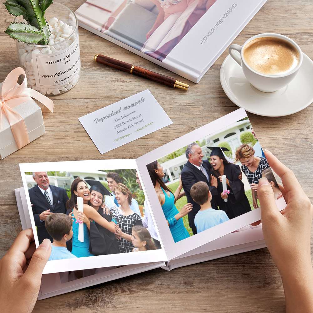 Mini Photo Book 6colors Pieces of Moment Sticky Photo Album Adhesive Photo  Album Memory Book Graduation Gifts Wedding Anniversary 