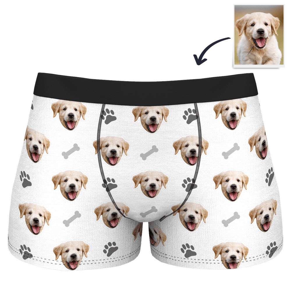 Custom Face Boxer Briefs I Love You Personalized Naughty