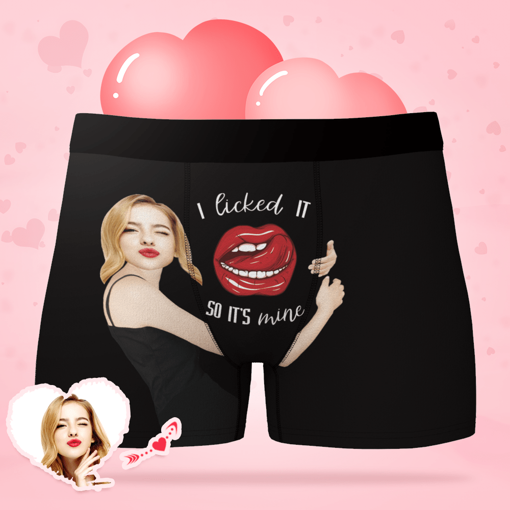 I Licked It so Its Mine Matching Underwear Set / Couples Matching Undies /  Personalized Panties Boxers / Customized Anniversary Gift -  Canada