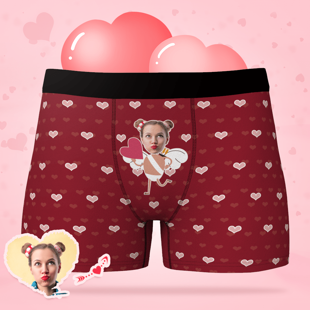 Funny Gift For Boyfriend Face Boxer - I Love My Sexy Girlfriend – Giftlab  Canada