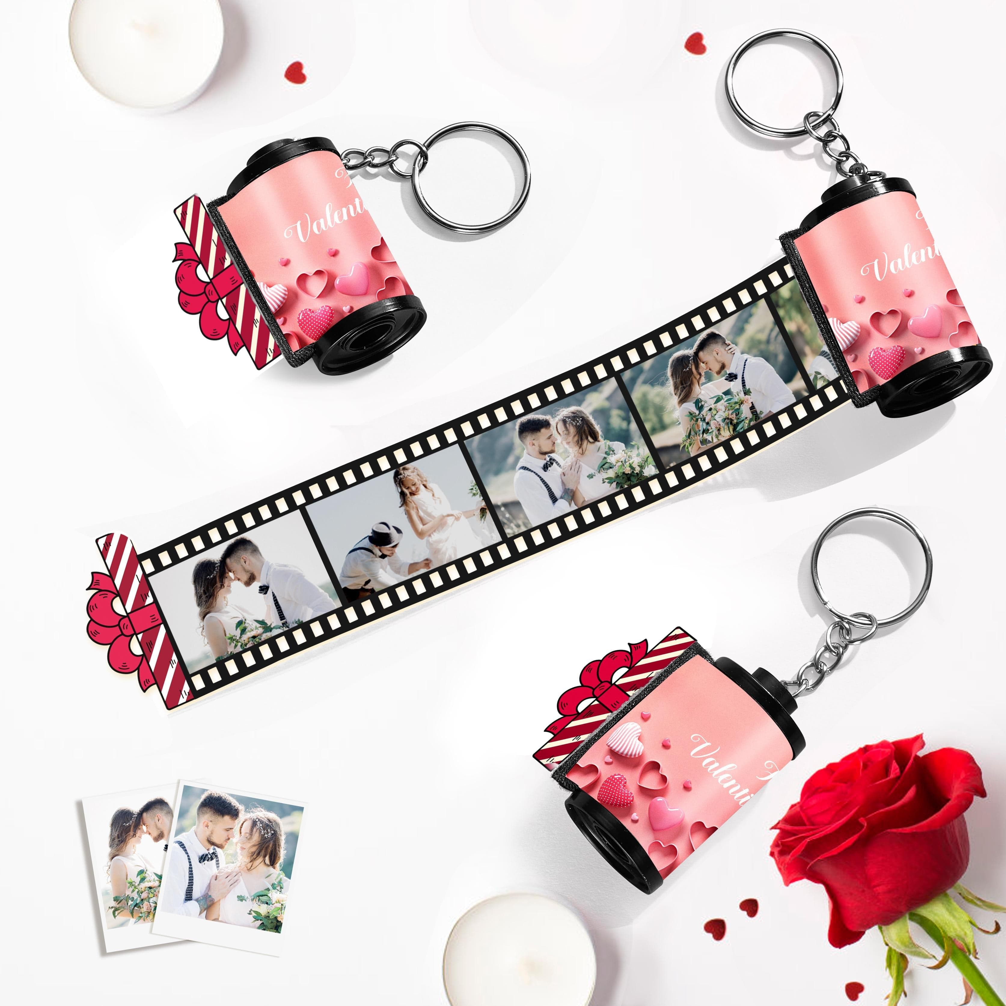 Custom Photo Film Roll Keychain Gift Box Decor Camera Keychain Valentine's  Day Gifts For Couples – GiftLab