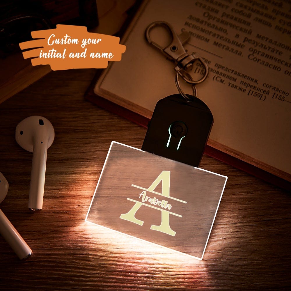 Personalized LED Keychain for Girls