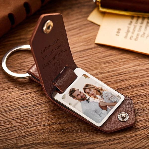 Personalized Leather Keychain, Customized Keychain, Anniversary Gift, –  UrWeddingGifts