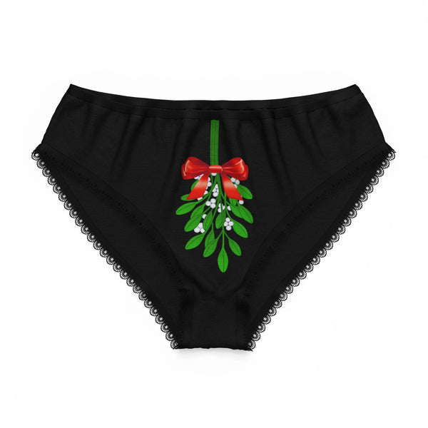 Buy Mistletoe Black Underwear, Dainty & Dangerous Christmas