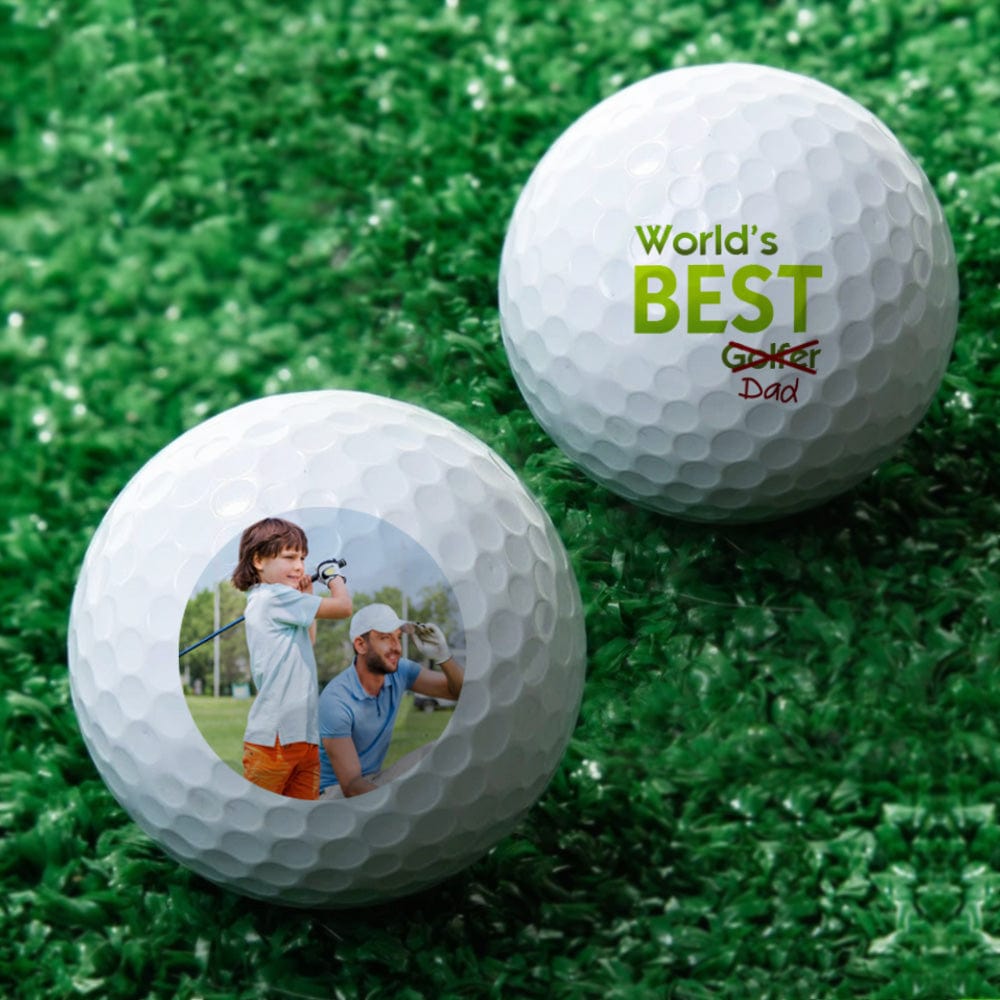 Personalized Golf Balls with Picture Custom Golf Ball Father's Day Gif ...