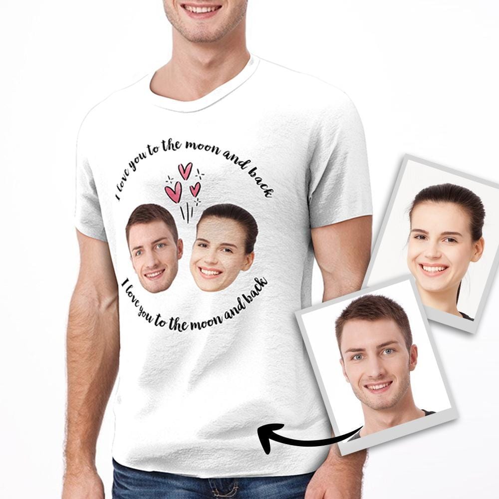 Custom Face T-shirt Gift For Lovers – GiftLab