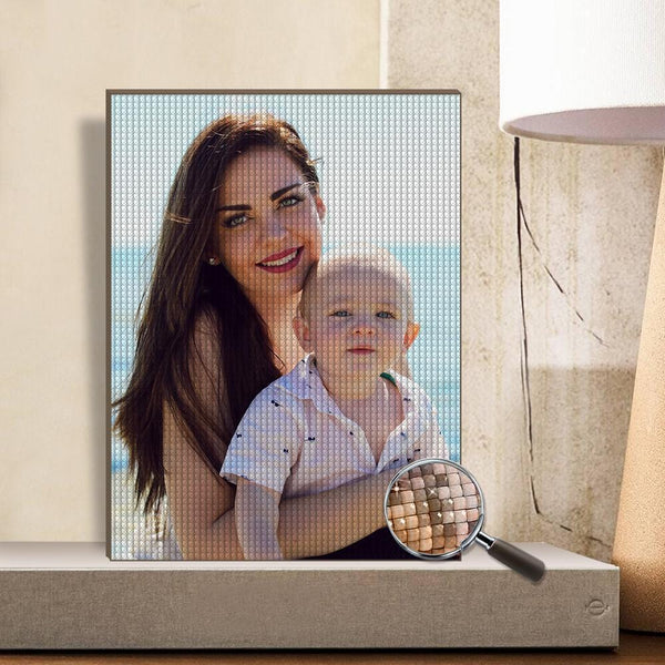 Custom Photo 5D DIY Full Square/Round Drill Diamond Painting Mother's Day  Best Gifts for Her