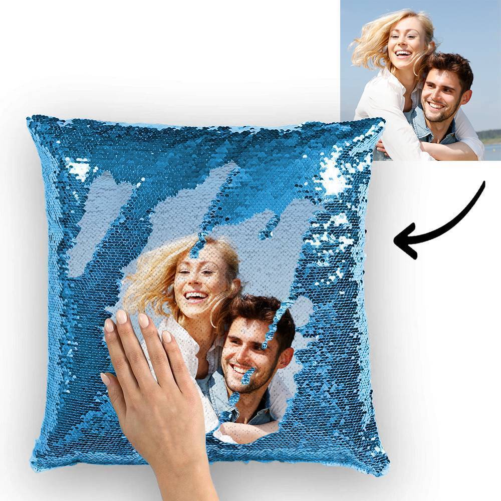 Teal sequin pillow hot sale