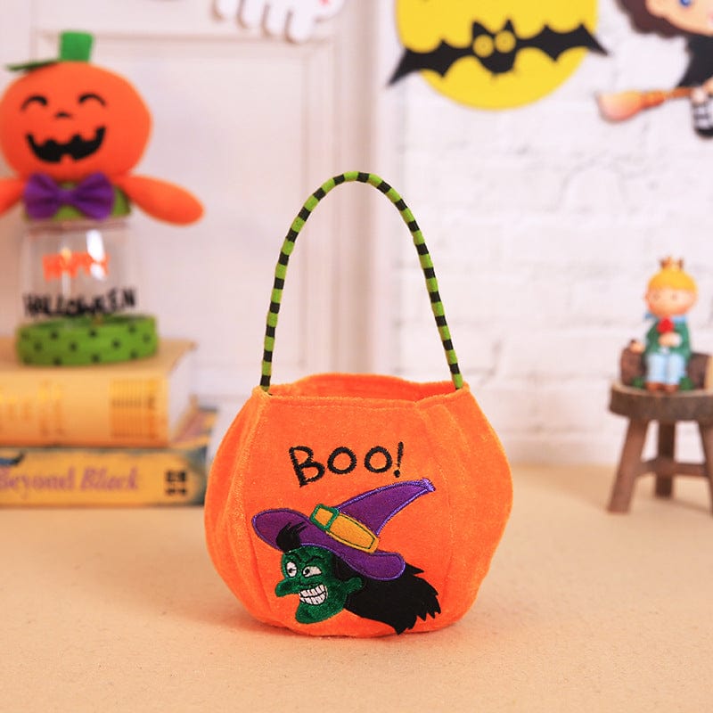 Halloween Trick or Treat Bags Reusable Candy Basket Gifts for Kids Hal ...