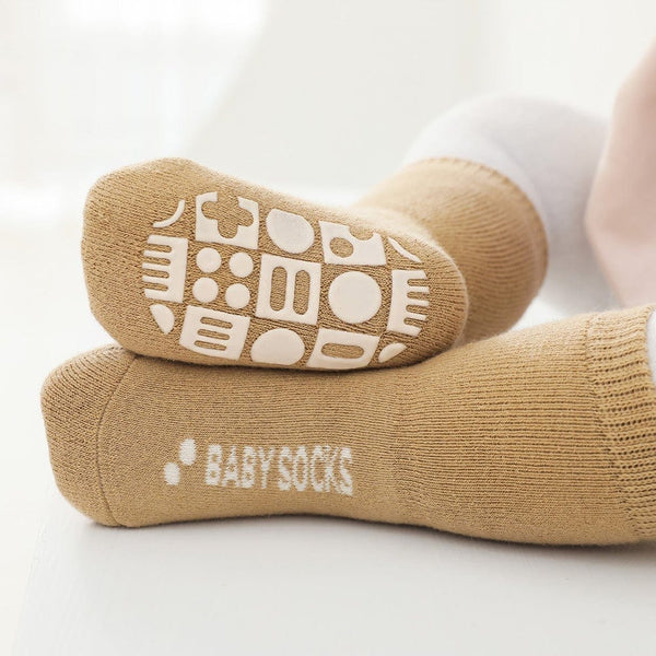 Personalized Grip Socks Kids Non-slip Socks 5 Pairs for 1 Set – GiftLab