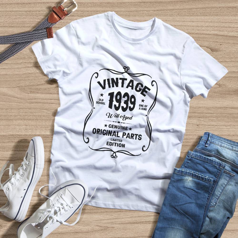 82nd Birthday Shirts Custom VINTAGE 1939 Shirt 82nd Birthday Gifts - 7 ...